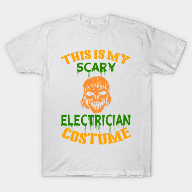 This Is My Scary Electrician Costume T-Shirt-TOZ